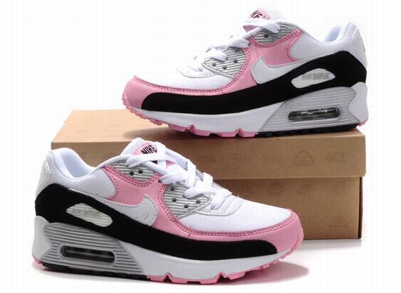 Nike Air Max Shoes Womens Pink/White/Black Online